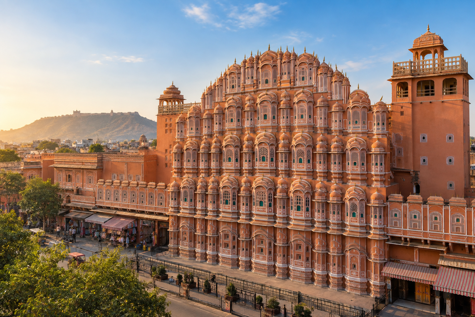 Jaipur heritage city with Hawa Mahal